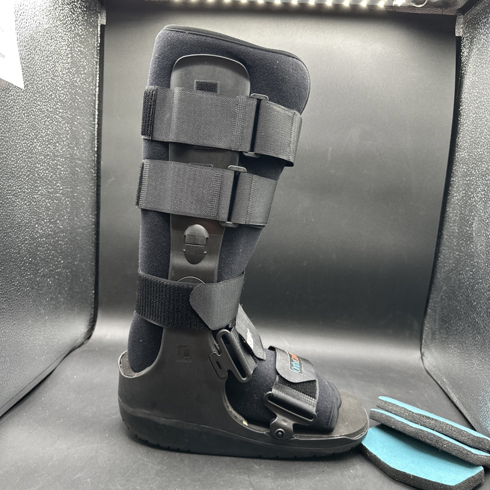 OSSUR W0600BLK Equalizer Walker Medium Walking Boot Black M 7.5-10.5 W 8.5-11.5