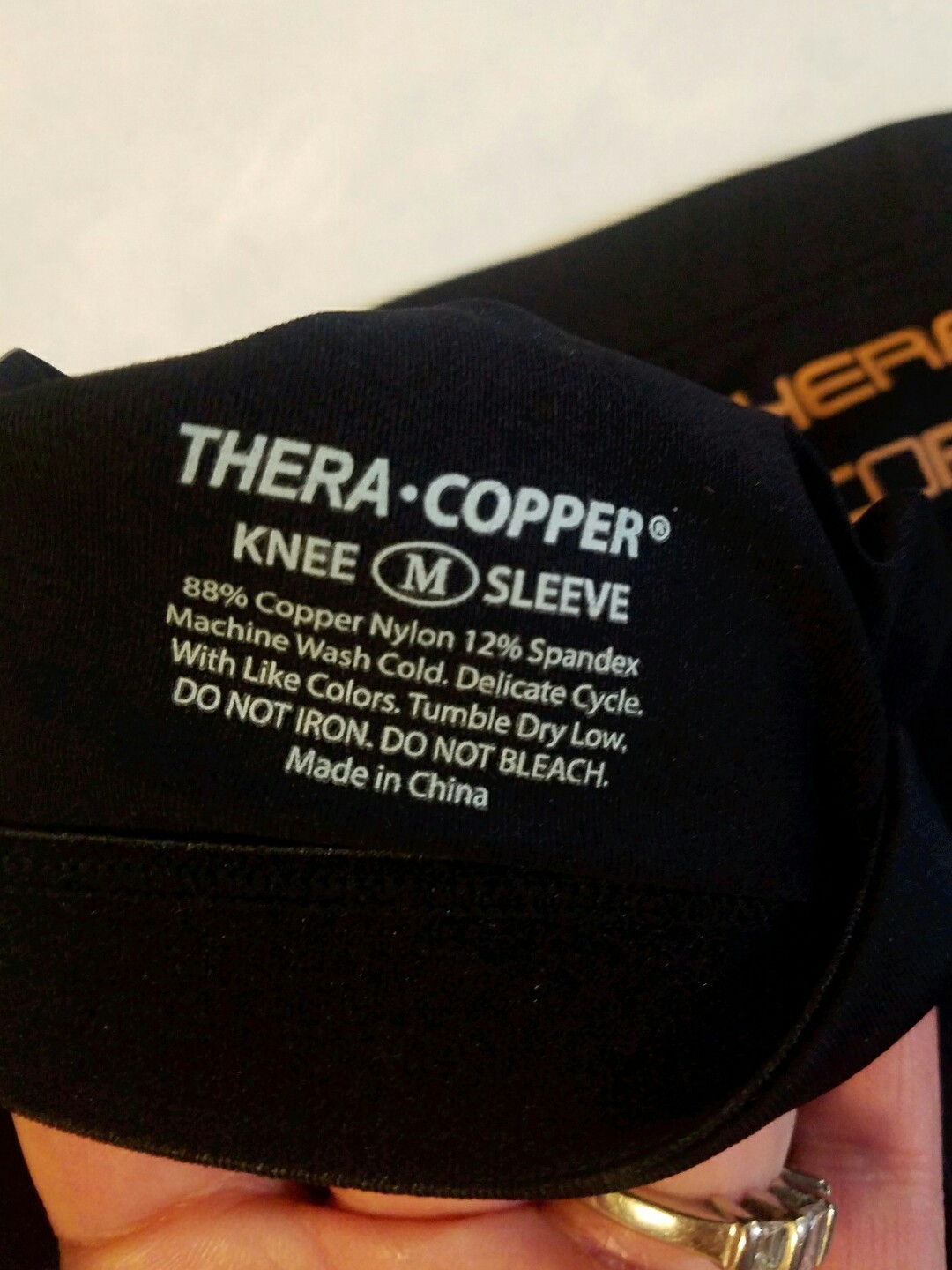 1-set! Thera Copper Compression KNEE Support Brace Band Sleeves PAIN RELIEF