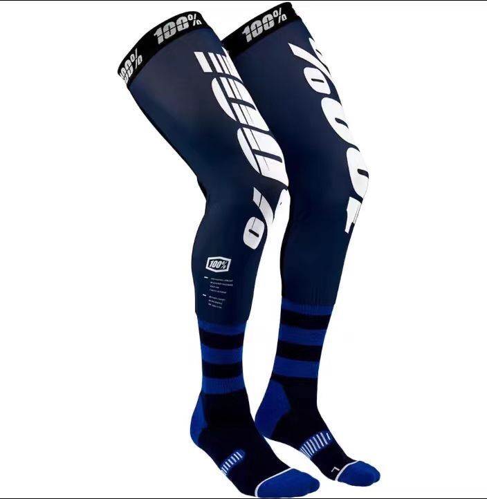 Motorcycle- Compression Knee- Brace enduro Sock Top Motocross. Socks ATV/MX Knee