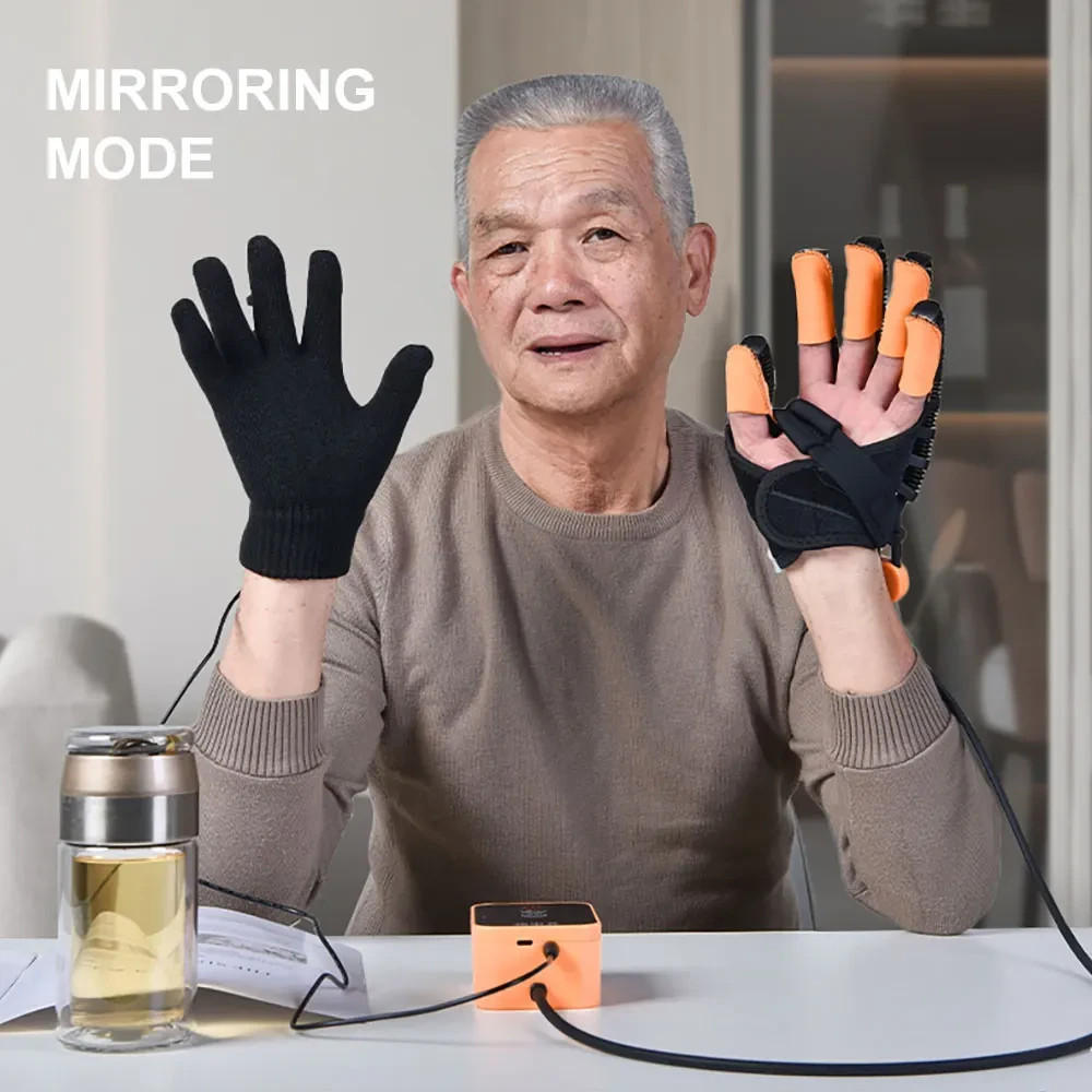 Hand Function Rehabilitation Robot Gloves for Finger Hemiplegia Trainer Type-C
