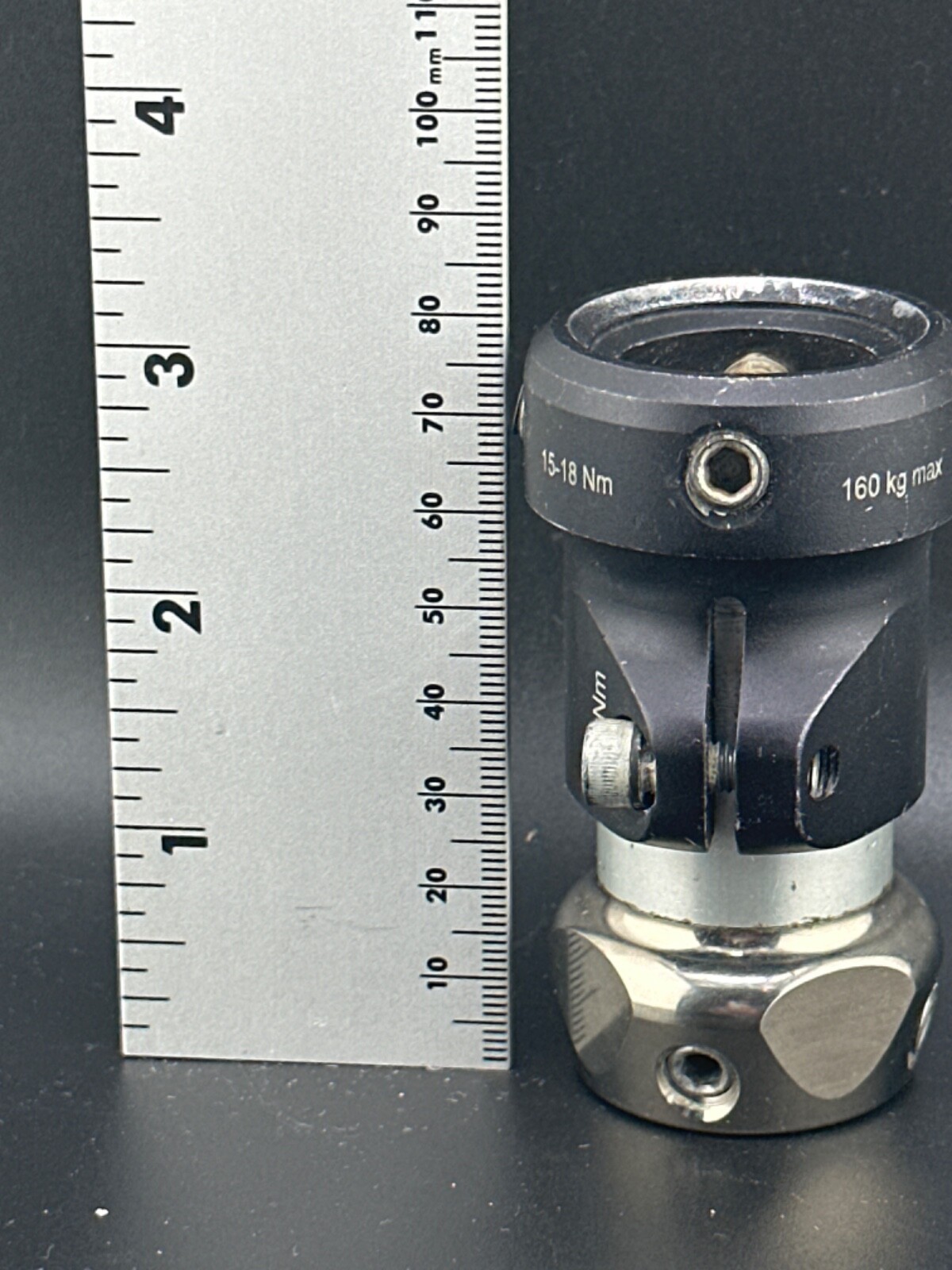 Prosthetic pylon components adapters. 30mm diameter parts.