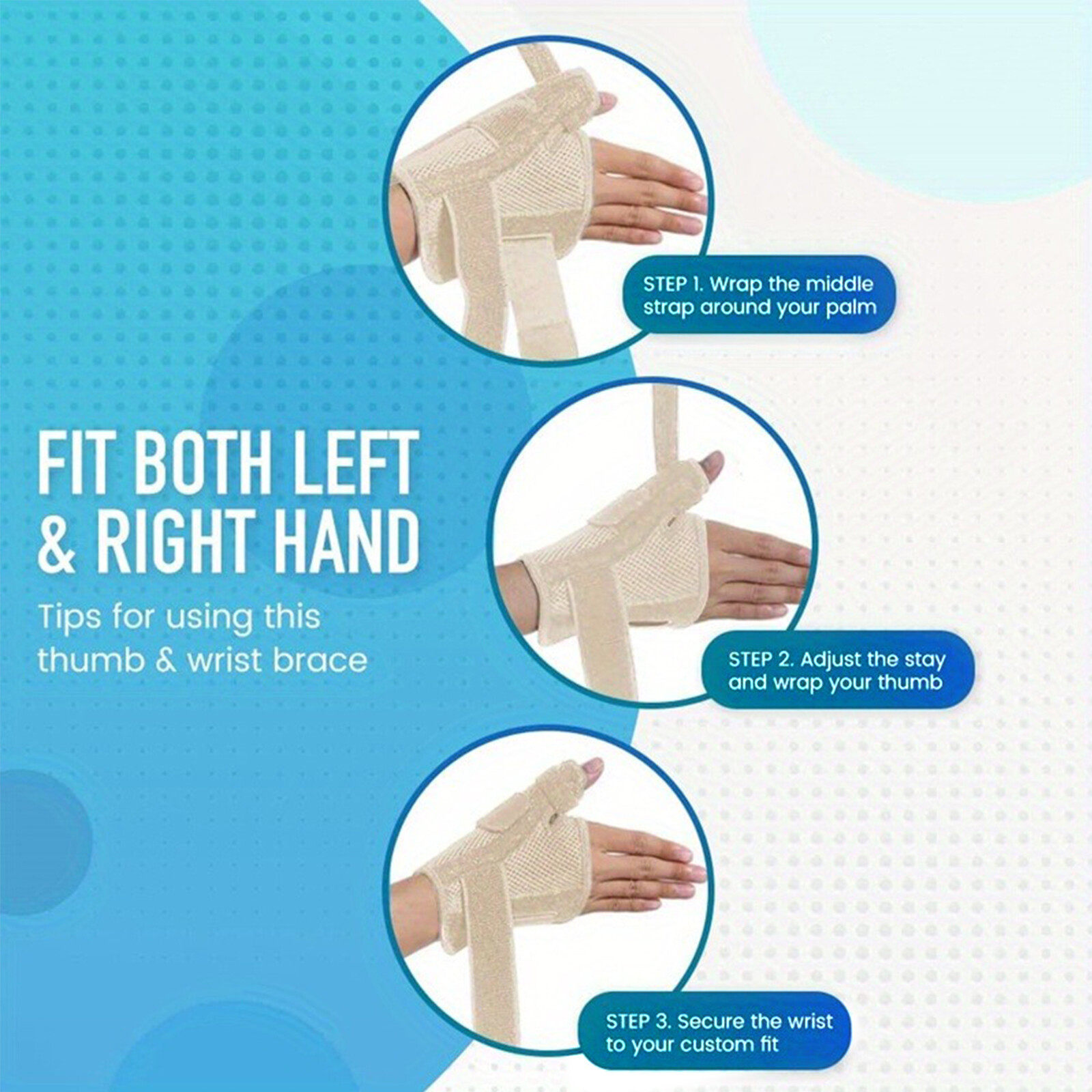 humb Support Spica Splint Brace – Stabiliser for Arthritis Tendonitis Pain