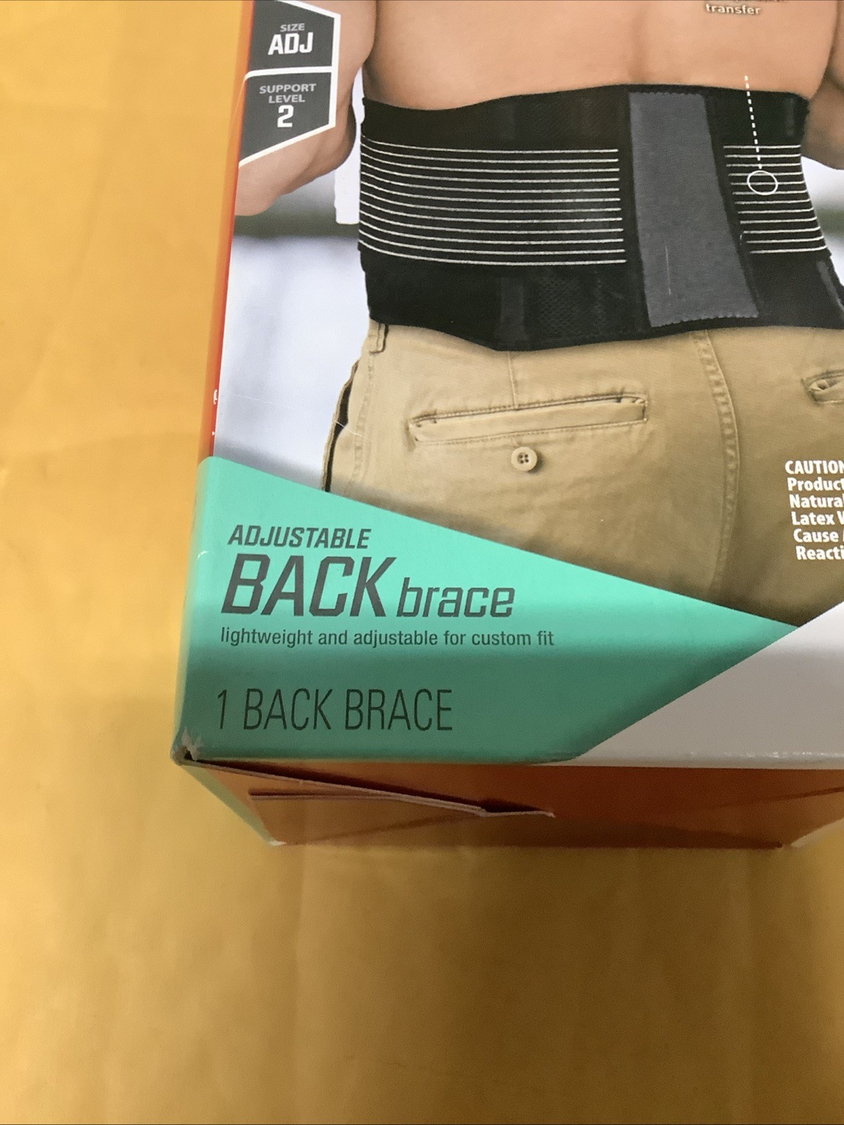 3M Ace Adj. Back Brace Lightweight Lumbar Abdominal Support Level 2 Open Box J34