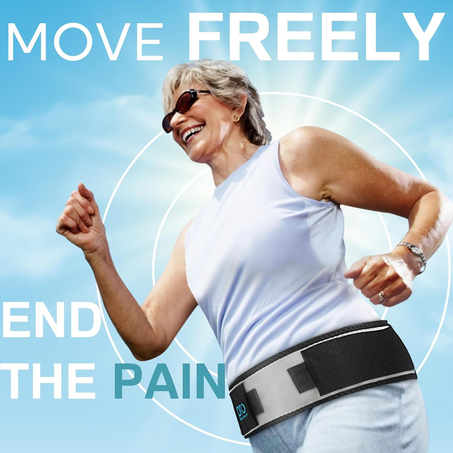 Pro Enrichment Sacroiliac SI Joint Hip Belt – USA Patented Lower Back Brace Supp