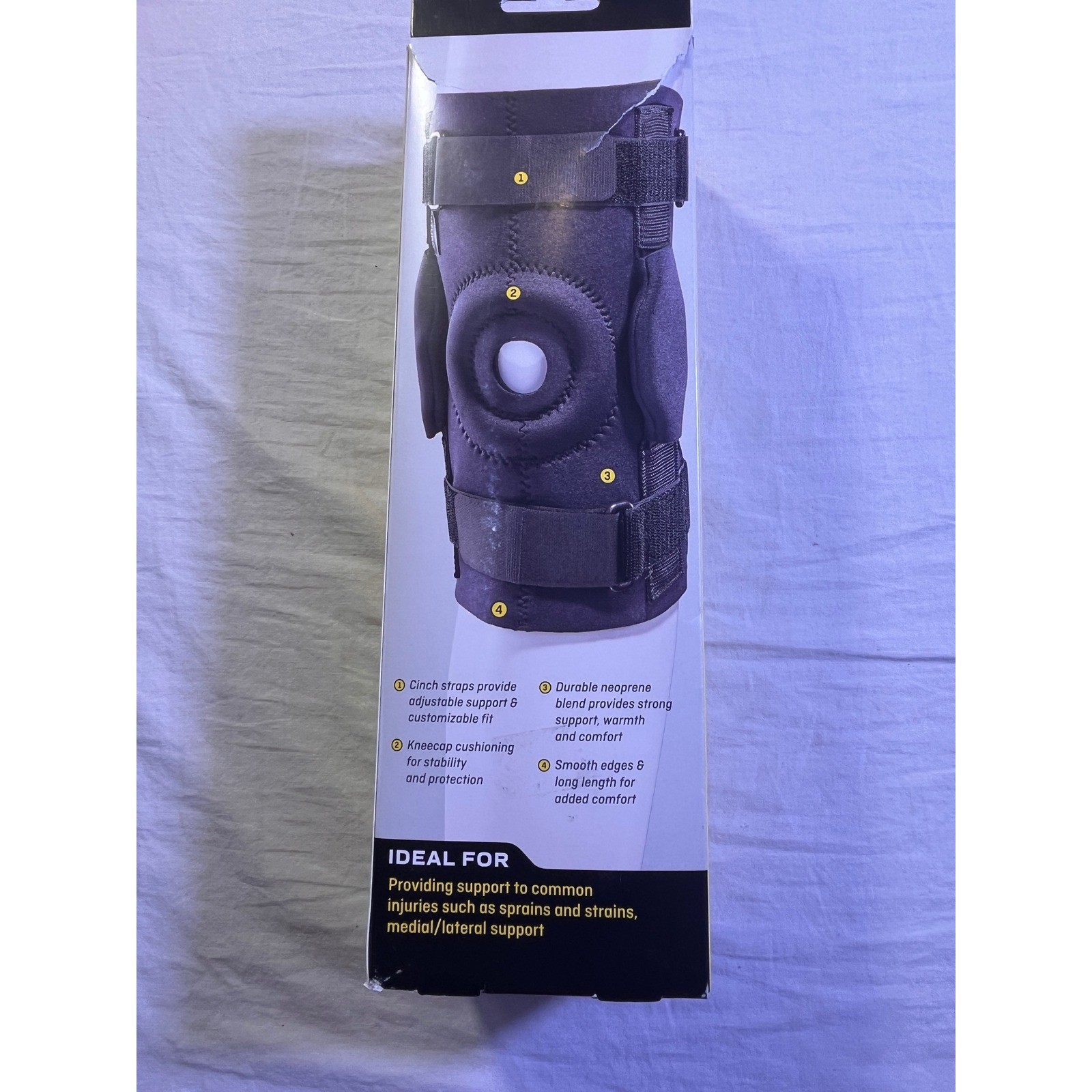 Futuro Hinged Knee Brace Unisex ADJ Black NEW Adjustable Rigid Stability
