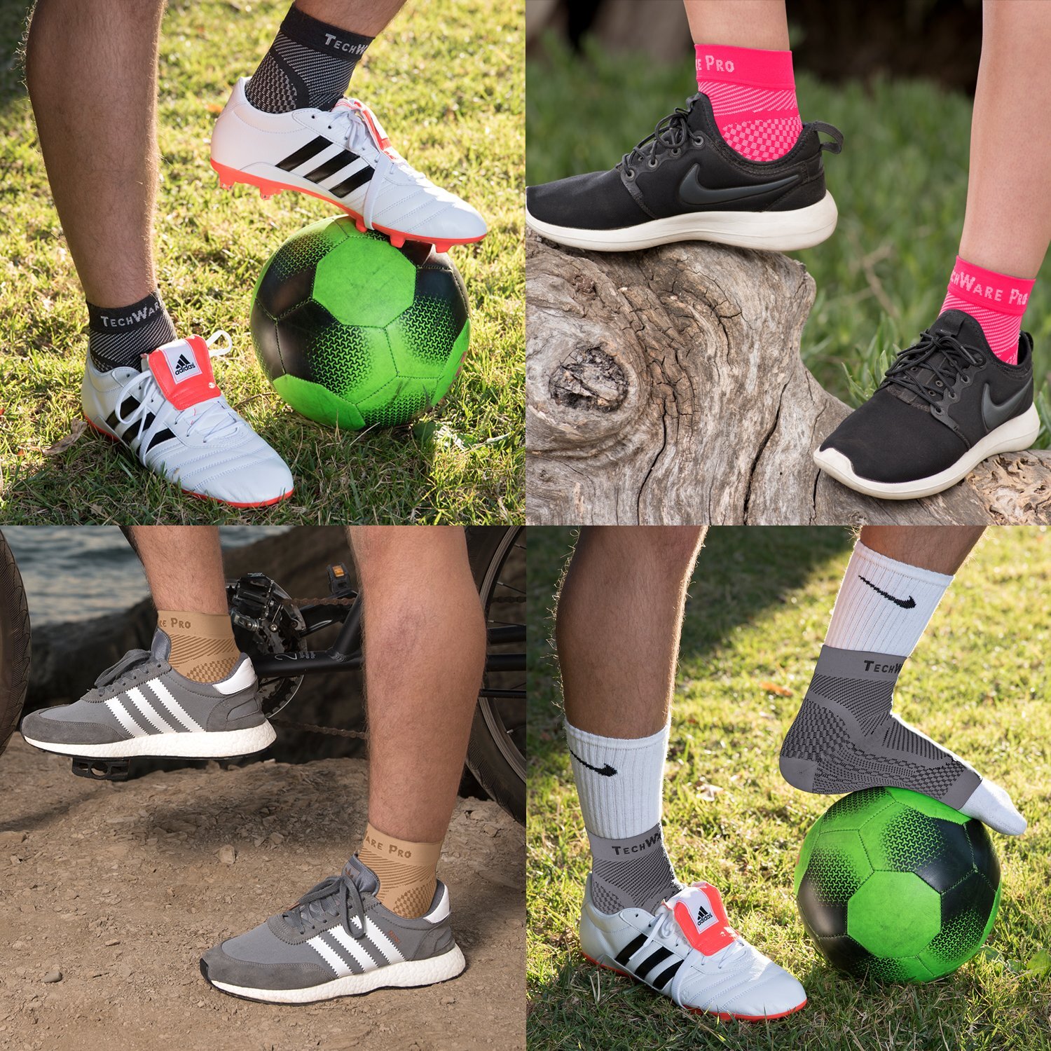 Ankle Brace Compression Sleeve – Relieves Achilles Tendonitis Joint Pain. Pla…