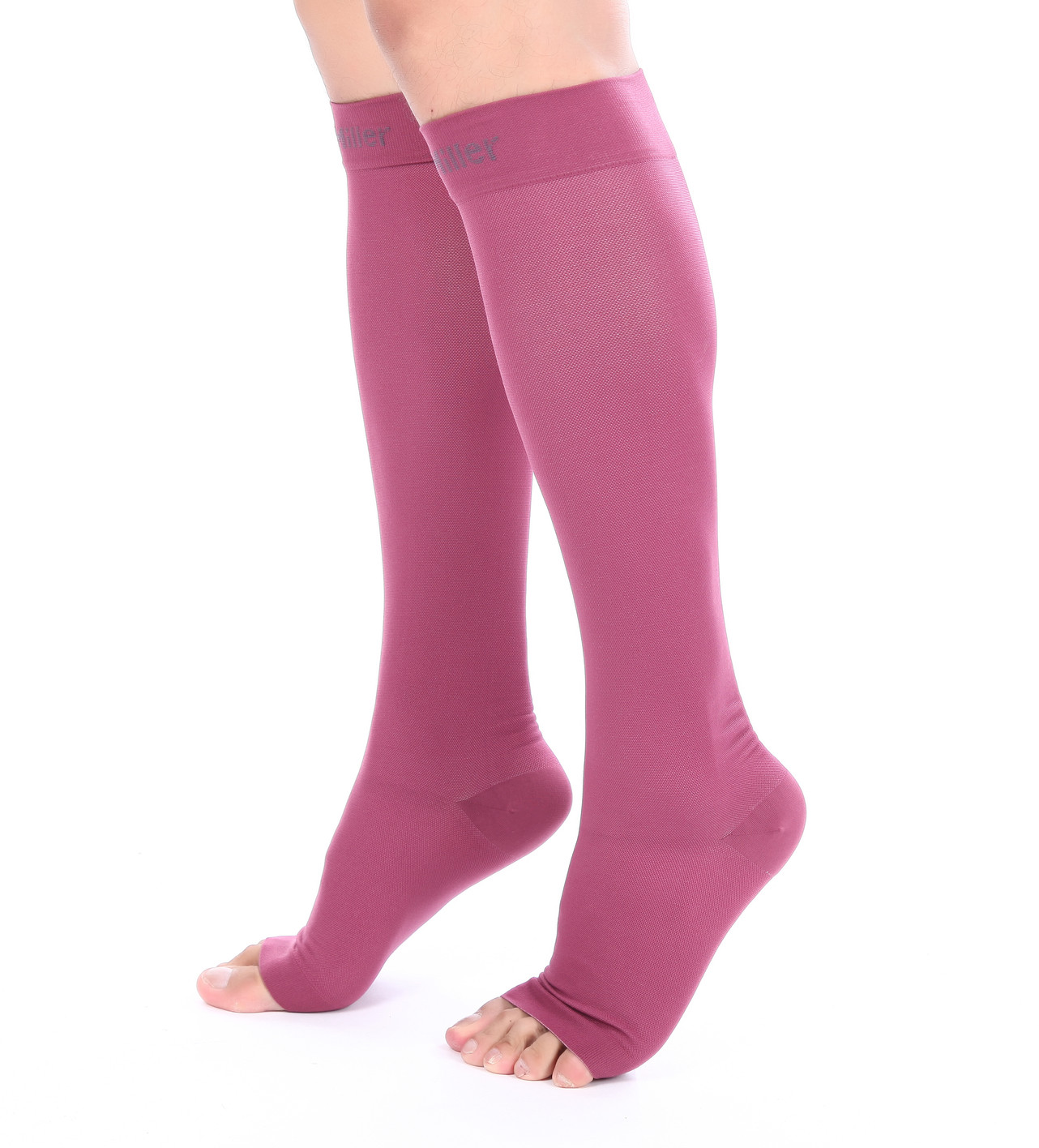 Doc Miller Open Toe Socks Compression Socks 20-30 mmHg Recovery Varicose Veins