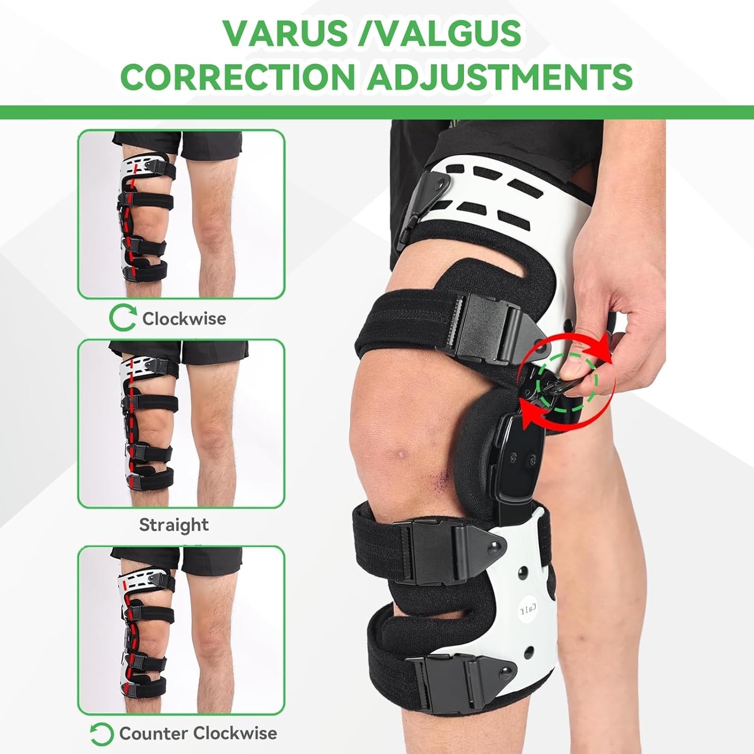 *NEW* OA Unloader Knee Brace ~ Osteoarthritis ~ Pain Relief ~ Unisex ~ Left