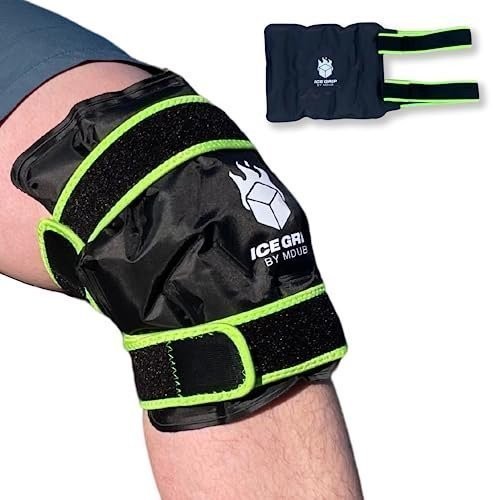 Knee Hot & Cold Ice Wrap Reusable Gel Pack for Injury & Post Surgery Relief