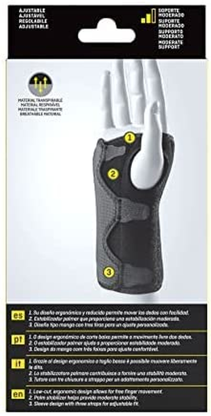 MMM10770EN – Adjustable Reversible Splint Wrist Brace