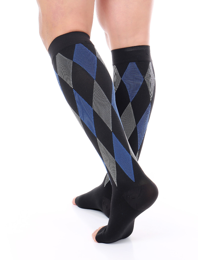 Compression Stockings Open Toe Doc Miller 3040 mmHg Sleeves For Varicose Pain