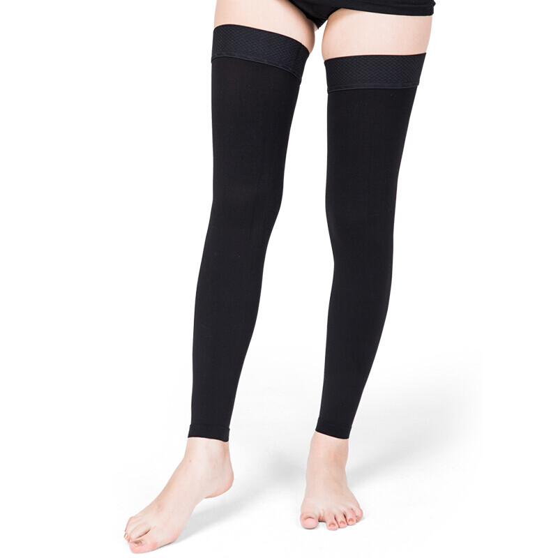 Leg Compression Sleeve Support Stockings Varicose Veins Edema Gradient Pressure