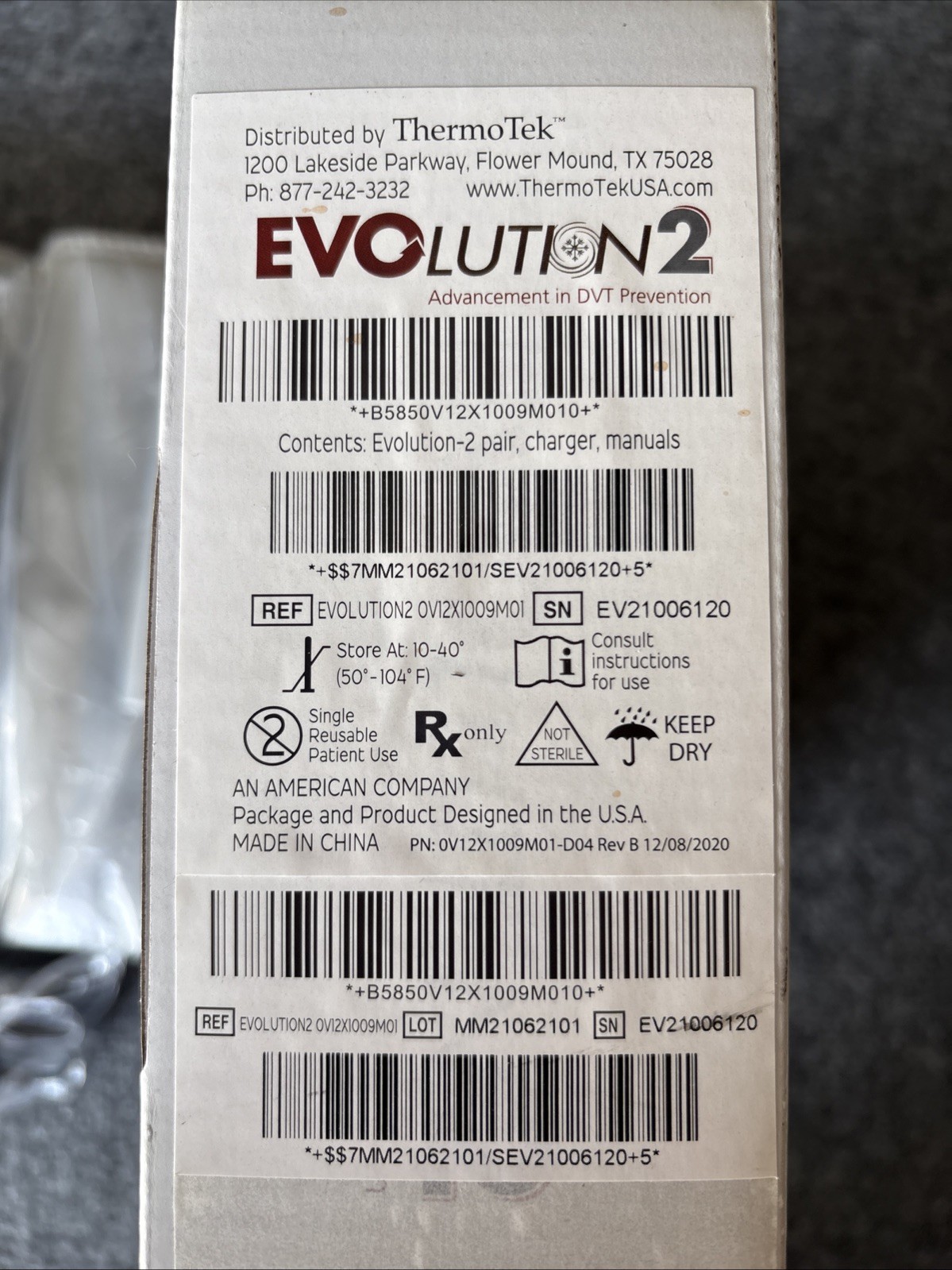 Evolution 2 DVT Cuff – Universal Size Tested Working