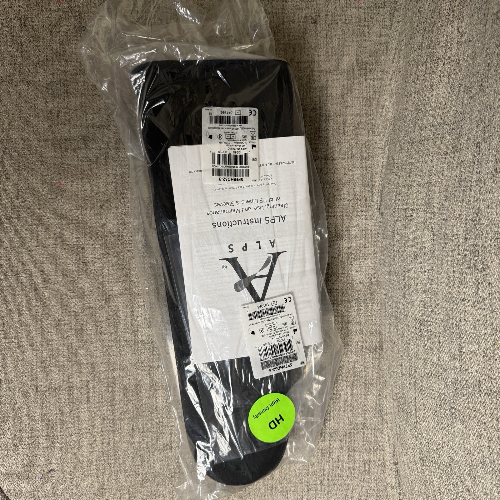 ALPS Superior Performance Cushion Liners SZ 32 AK & BK HD GEL 3MM