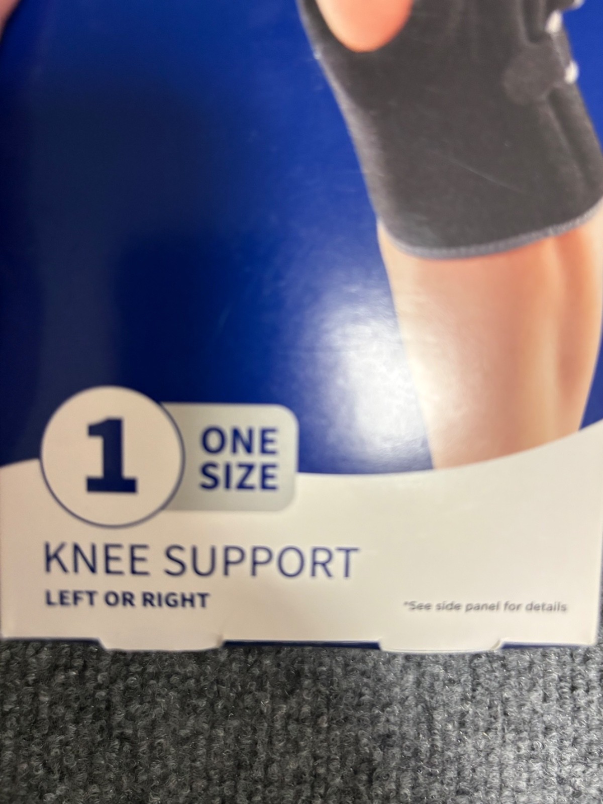 Walgreens Knee Support Brace Four Straps Adjustable Flexible Bars One Size