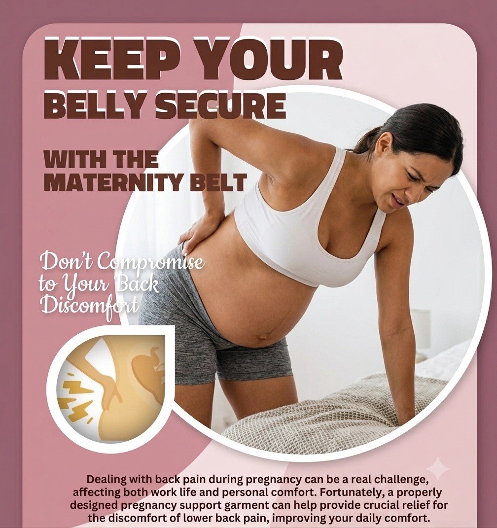 Maternity Belly Band Pregnancy Support Belt Adjustable Back Brace 1st Tri to 3