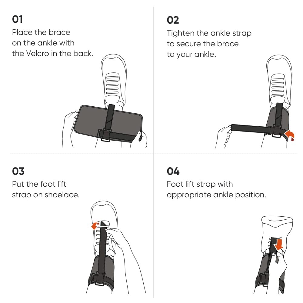 NEOFECT Foot Lift AFO Foot Drop Brace for Walking, Ankle Brace, Drop Foot Brace