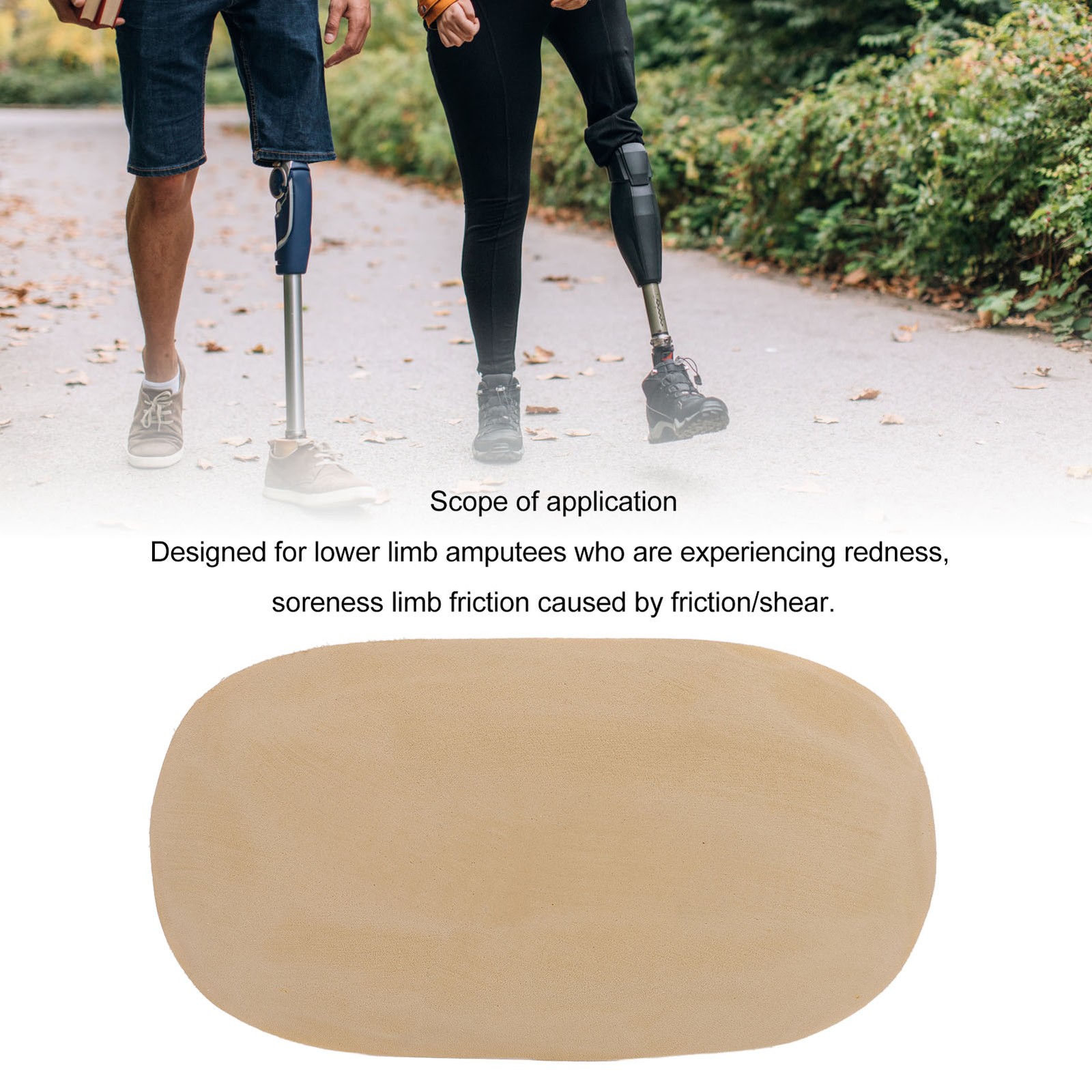 Prosthetic Liner Patch Comfortable Relief For Amputees EVA