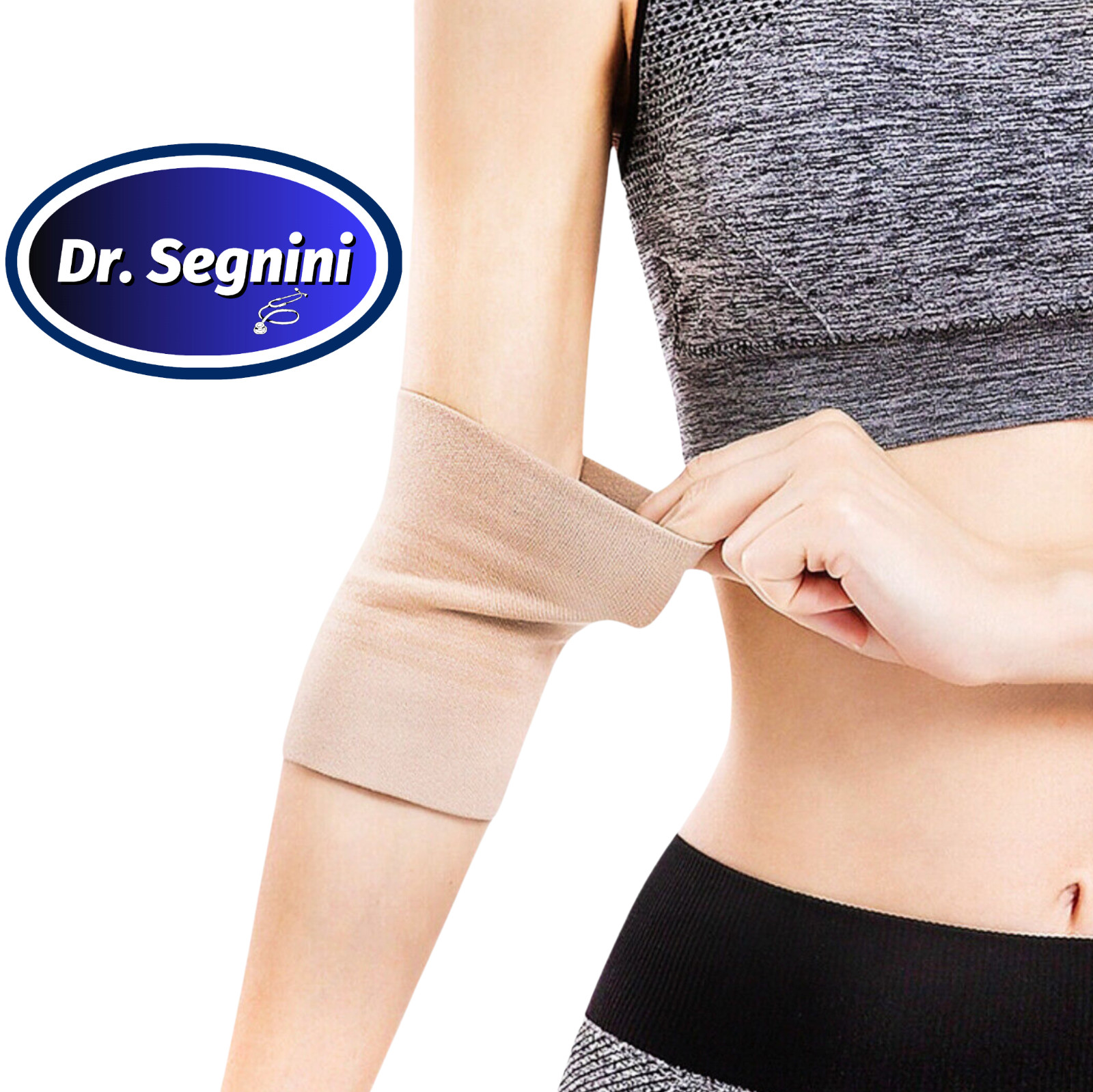 ELBOW BRACE COMPRESSION SUPPORT DOUBLE-LAYER 70% NYLON+30% SPANDEX ✅J9105 ⭐