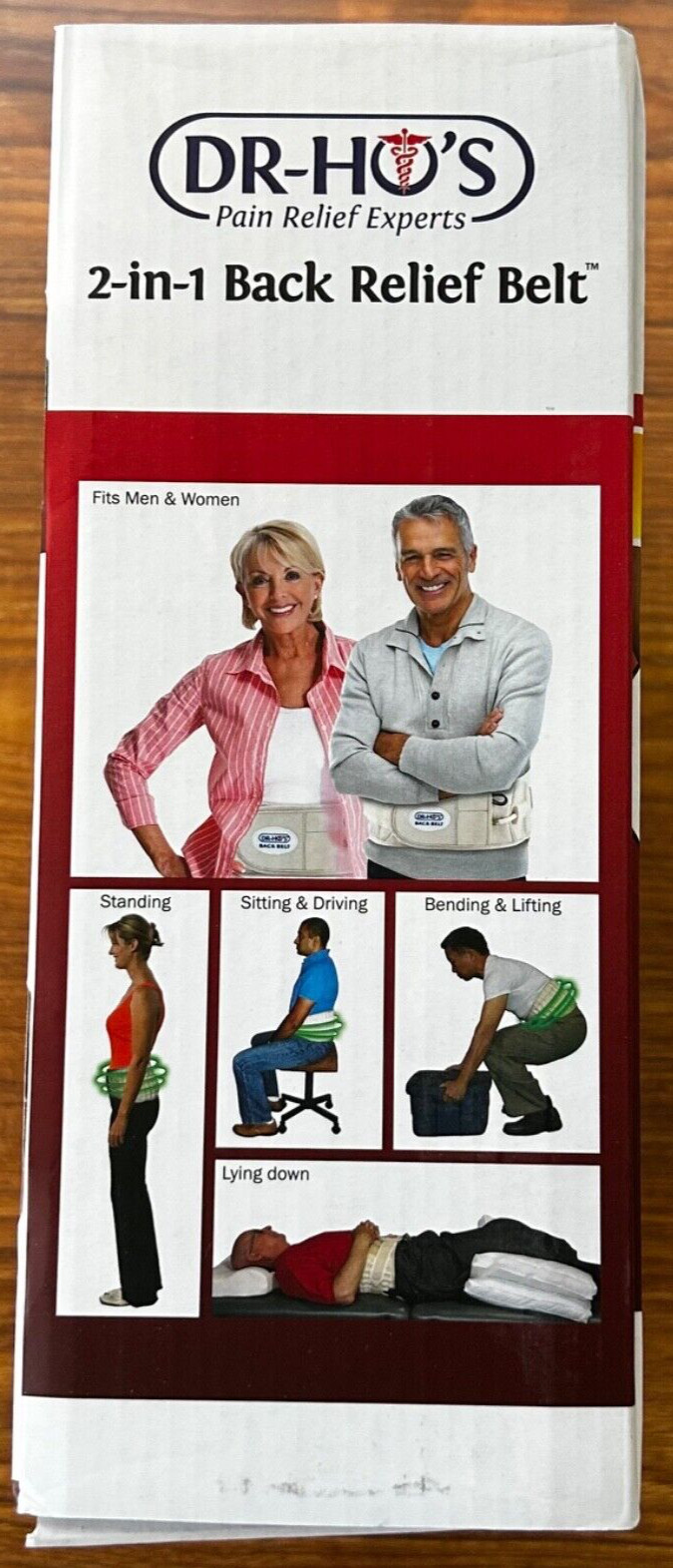 DR-HO’S 2-in-1 Decompression Belt Lower Back Pain Relief Size A/B & Air Traction