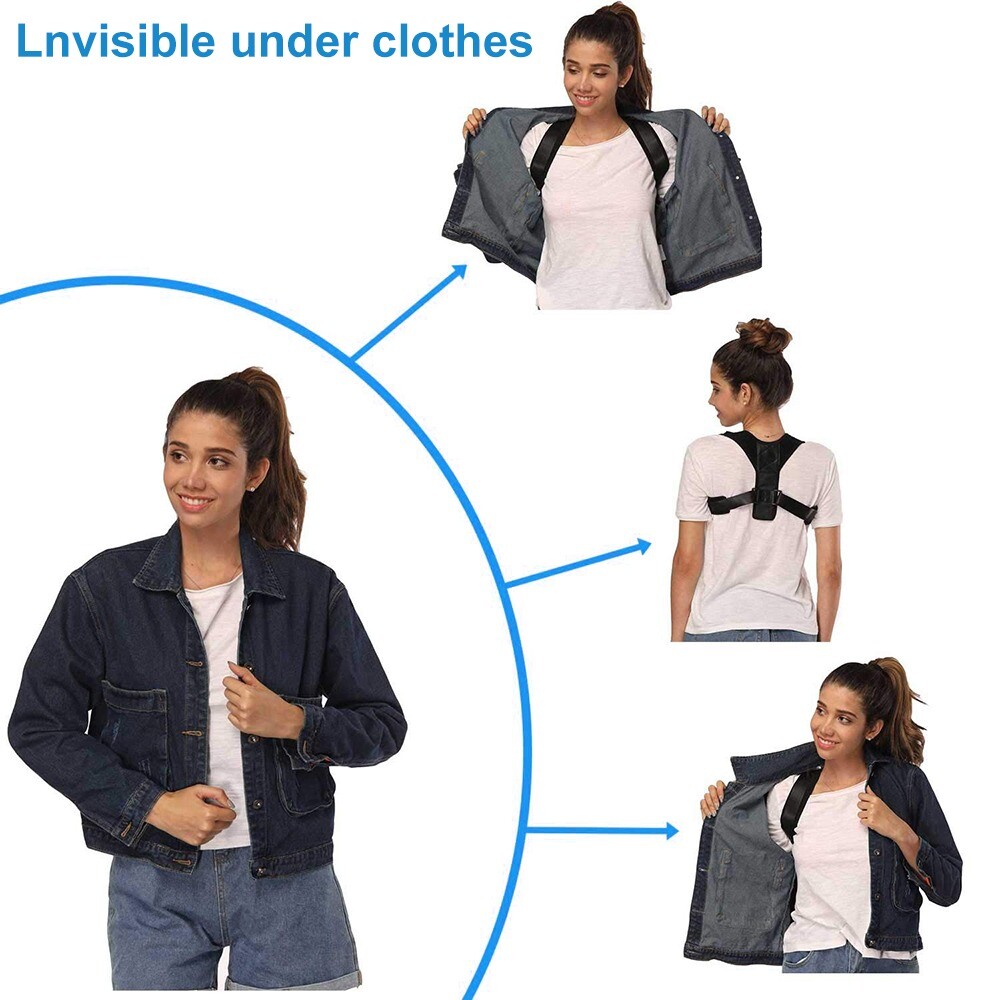 Elastic Posture Corrector Correction For Women /Men Brace Belt Back Should Top