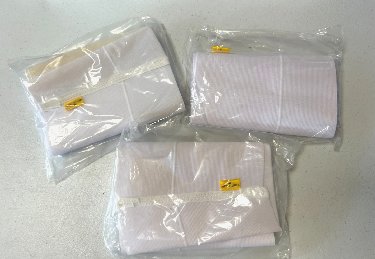 3 New Futuro Post Surgical Recovery or Back Support Elastic Abdominal Bands LG