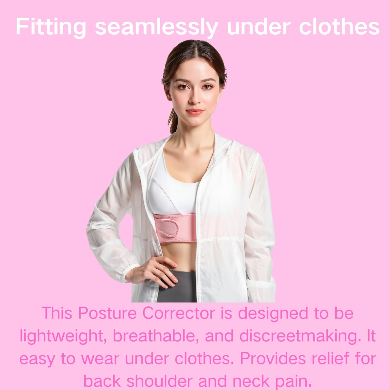 Back Brace Posture Corrector for Women – Adjustable Upper Posture Support Bras