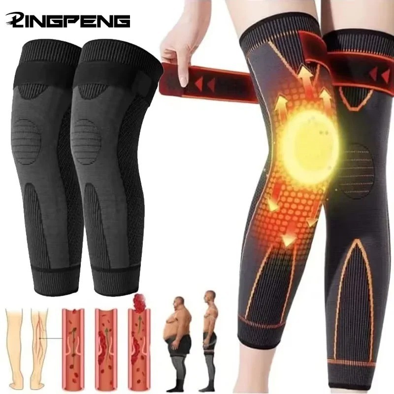 Aolikes 1 Pair 7mm Knee Sleeves Support Injury Recovery – Neoprene Knee Brace Kn