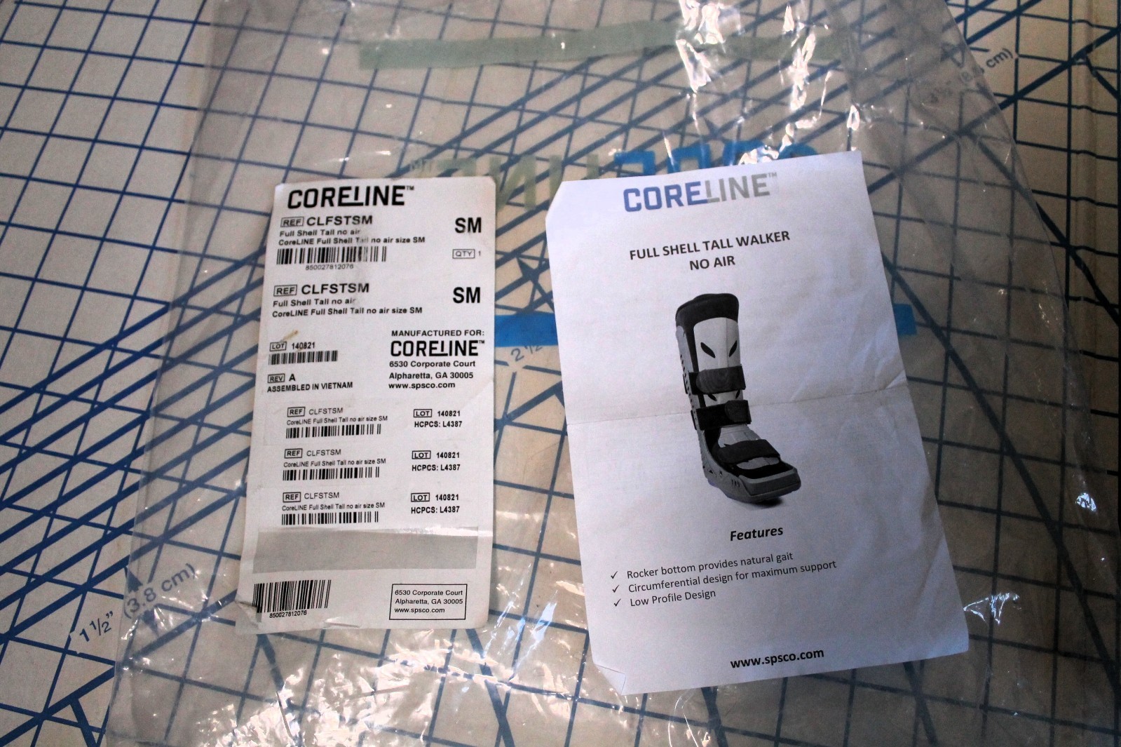 Coreline Full Shell Tall Walker – No Air – Small EUC