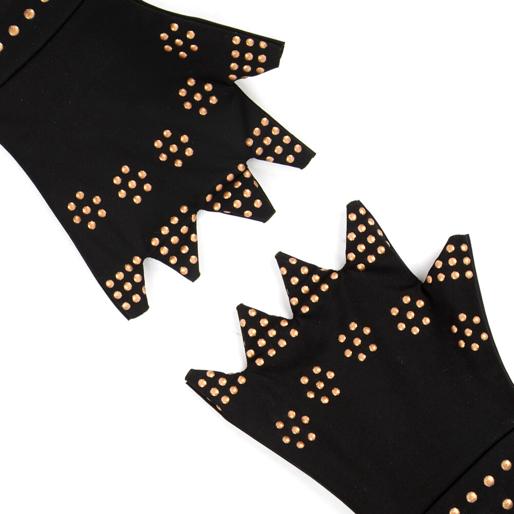 1 Pair Copper Compression Gloves Hand Arthritis Hand Support Joint Pain Relief