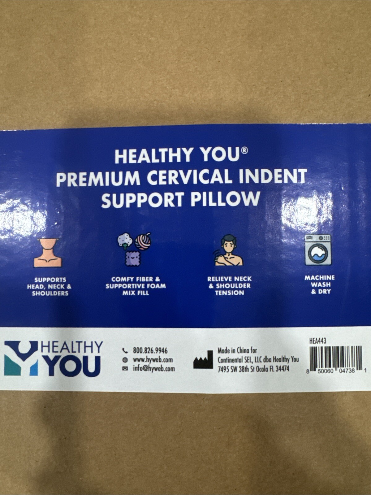 Healthy You Premium Cervical Indentation Support Pillow