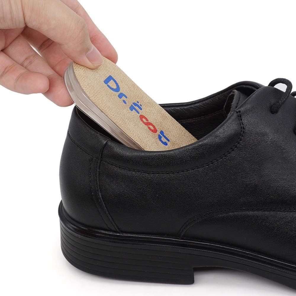 Height Increase Gel Heel Lift Inserts for Sports Injuries & Achilles Tendonitis