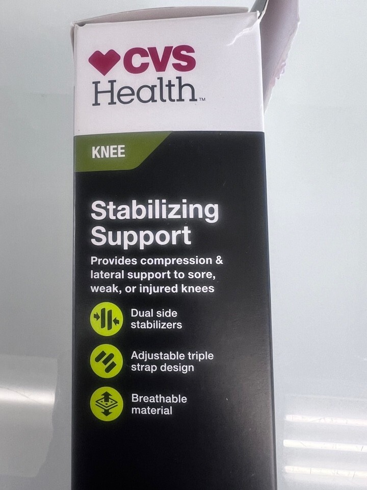 CVS Health Adjustable Stabilizing Knee Support Moderate – One Size