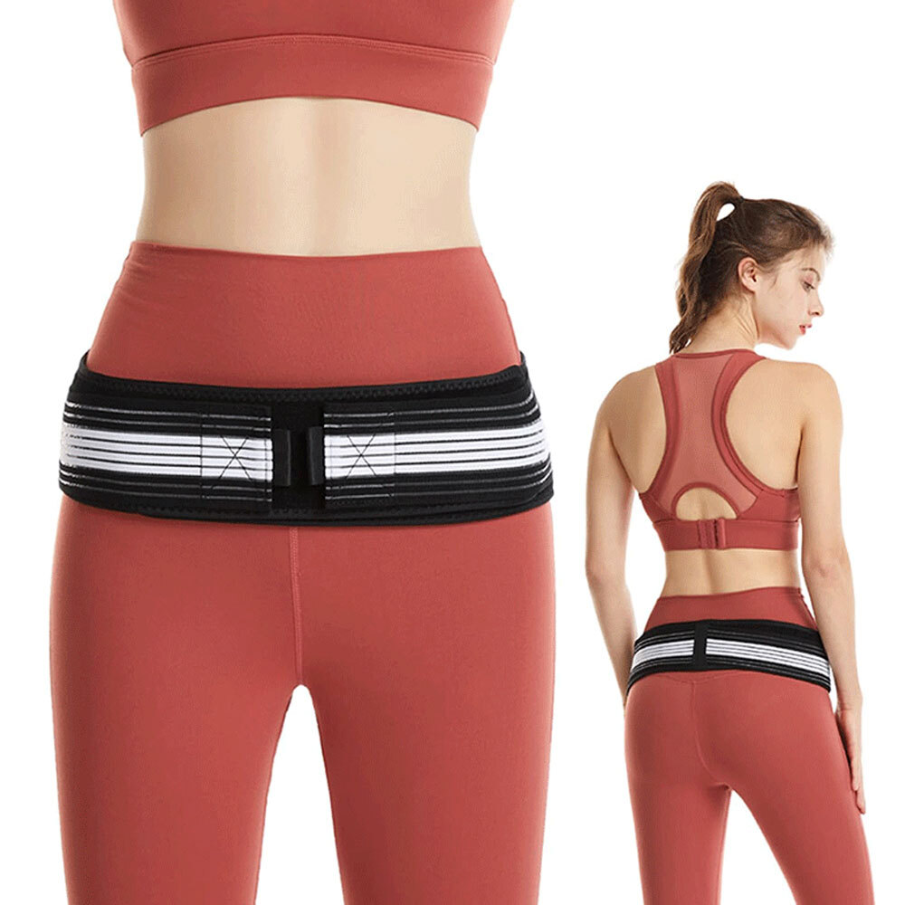 Sacroiliac Joint Belt Hip Brace for Sciatica Pelvis Lumbar Nerve Pain AE
