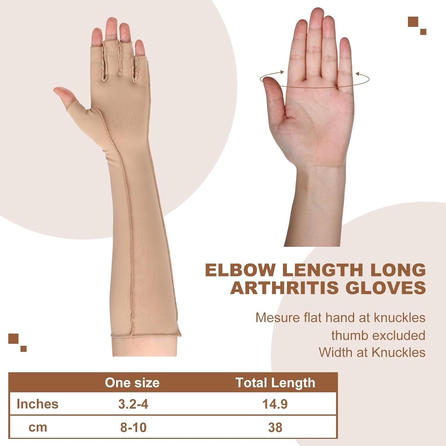 3 Pairs Arthritis Compression Gloves for Women and Men Carpal Tunnel Pain Rel…