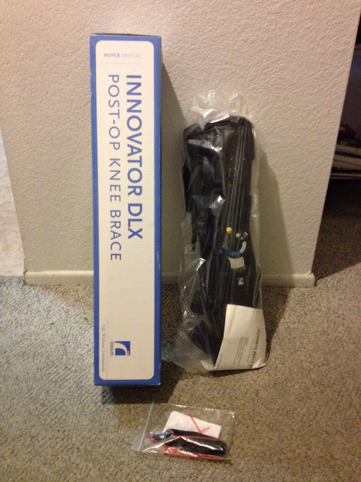 BNIB Innovator DLX Post Op Knee Brace Regular Ortho Royce Med 423100 Cool Model