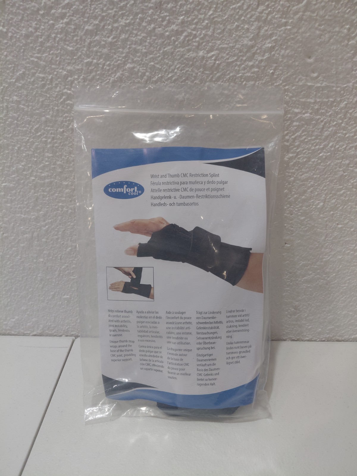 NEW Comfort Cool Wrist & Thumb CMC Black Left Small NC79570