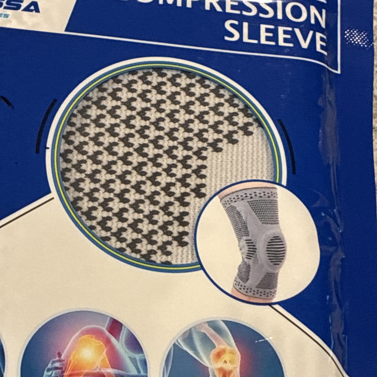 Compressa Knee Compression Sleeve For Women & Men Braces for Pain New