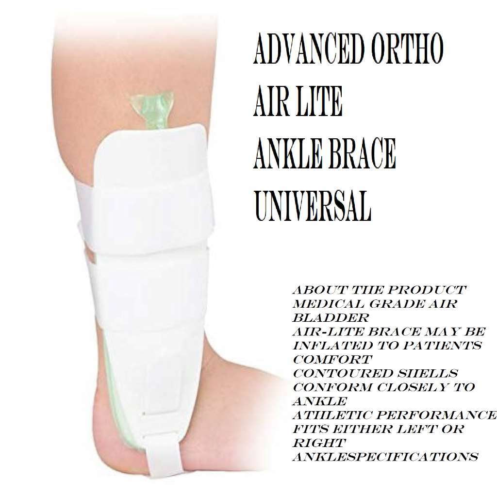 Advanced Ortho Air-Lite Ankle Brace (White) Universal