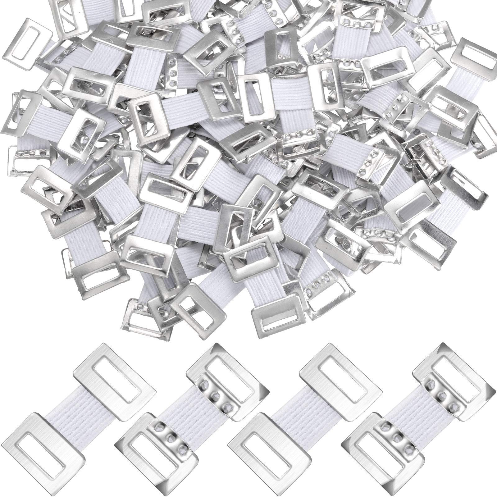 100 Pieces Bandage Clips Only Elastic Bandage Wrap Clips Stretch Metal Clasps…