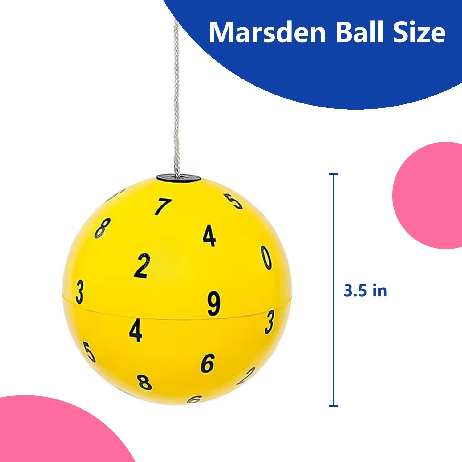 Marsden Balls For HandEye Coordination Visual Training 2 Colors 9 cm