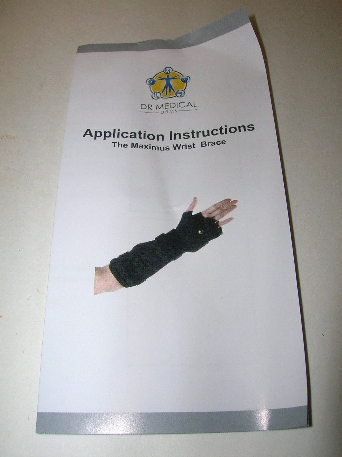 Wrist Brace by Dr. Medical ~ Maximus LARGE Wrist Brace ~ Ambidextrous ~ QUALITY