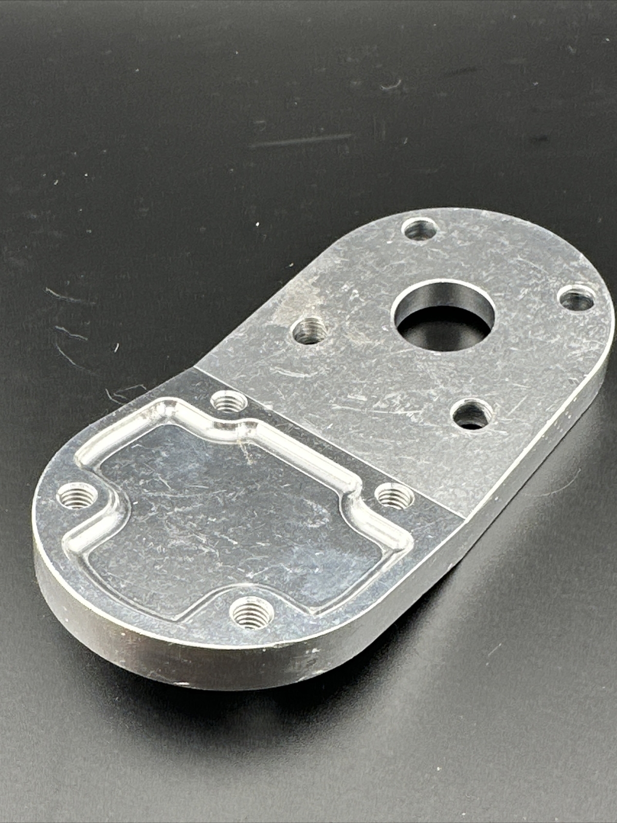 15 Degree Prosthetic Flexion Plate. Prosthetic Component, Part, Adapter