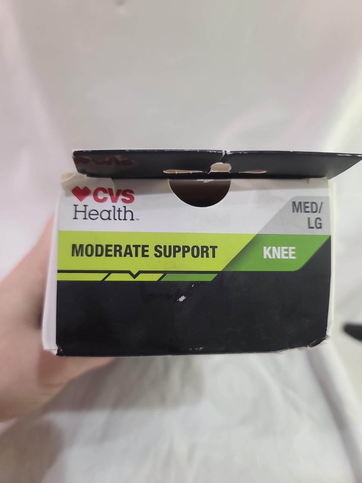 CVS Health Compression Knee Support Breathable Material Size Med/Lg