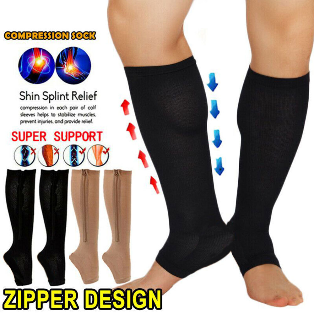 3pairs Socks For Compression Socks 20-30mmhg Men Women Circulation Recover Nylon