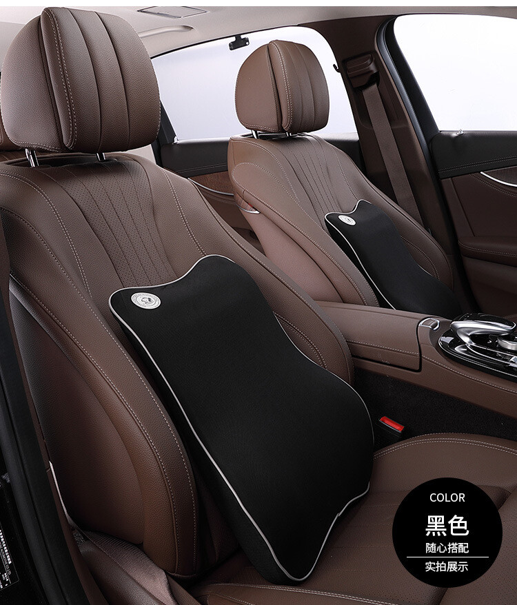 Lumbar Support Pillow/Back Cushion, Memory Foam Orthopedic Backrest for Car Seat
