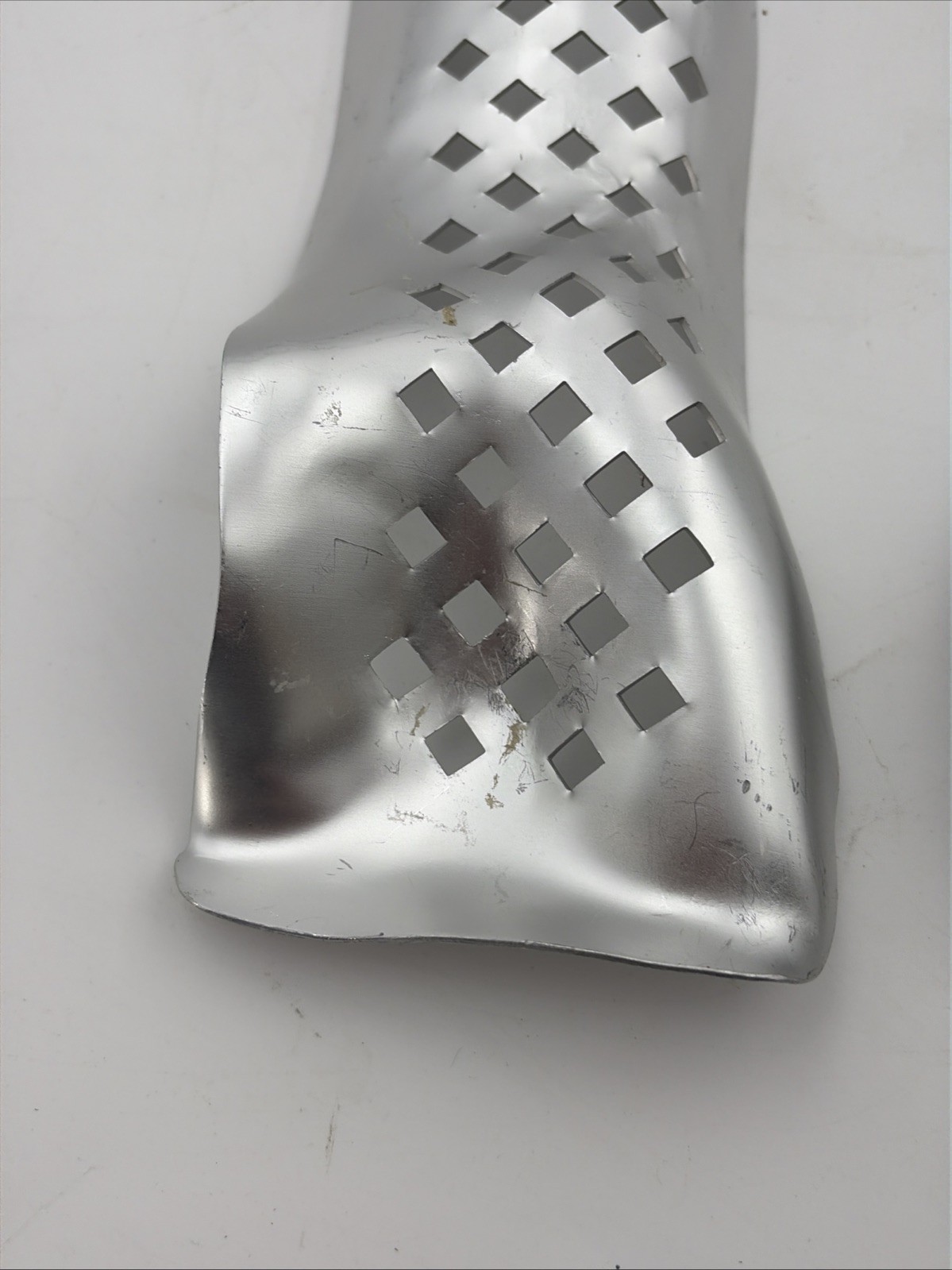 Vintage Metal Forearm Splints – Perforated Medical Brace Supports
