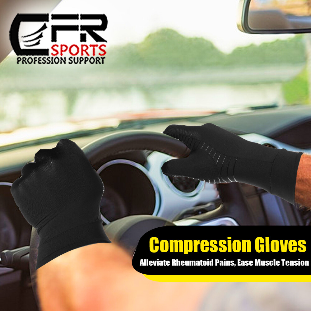 Arthritis Full Gloves Compression Copper Pain Relief Hand Wrist Support Brace