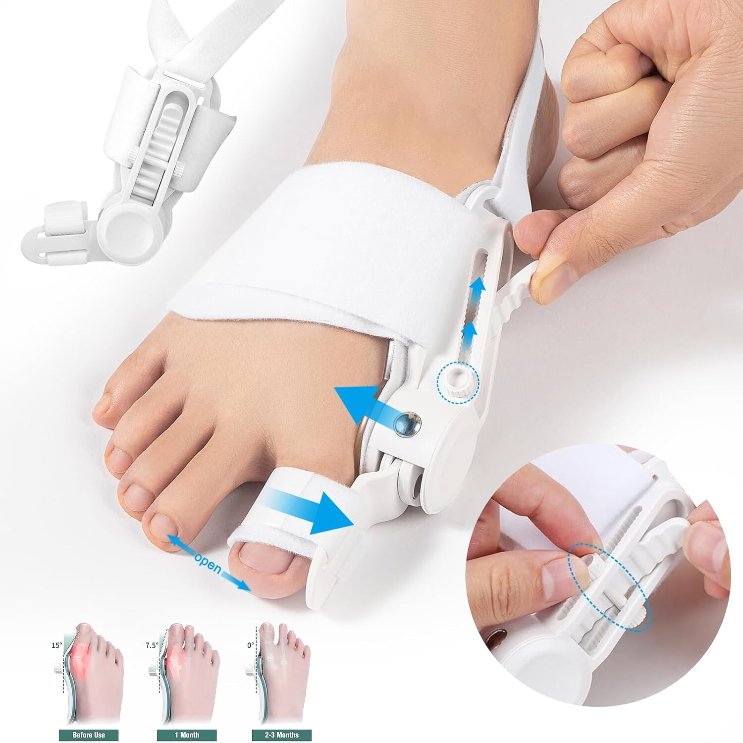 Hallux Valgus Pain Relief Toe Bunion Orthopedic Toe Straightener Corrector