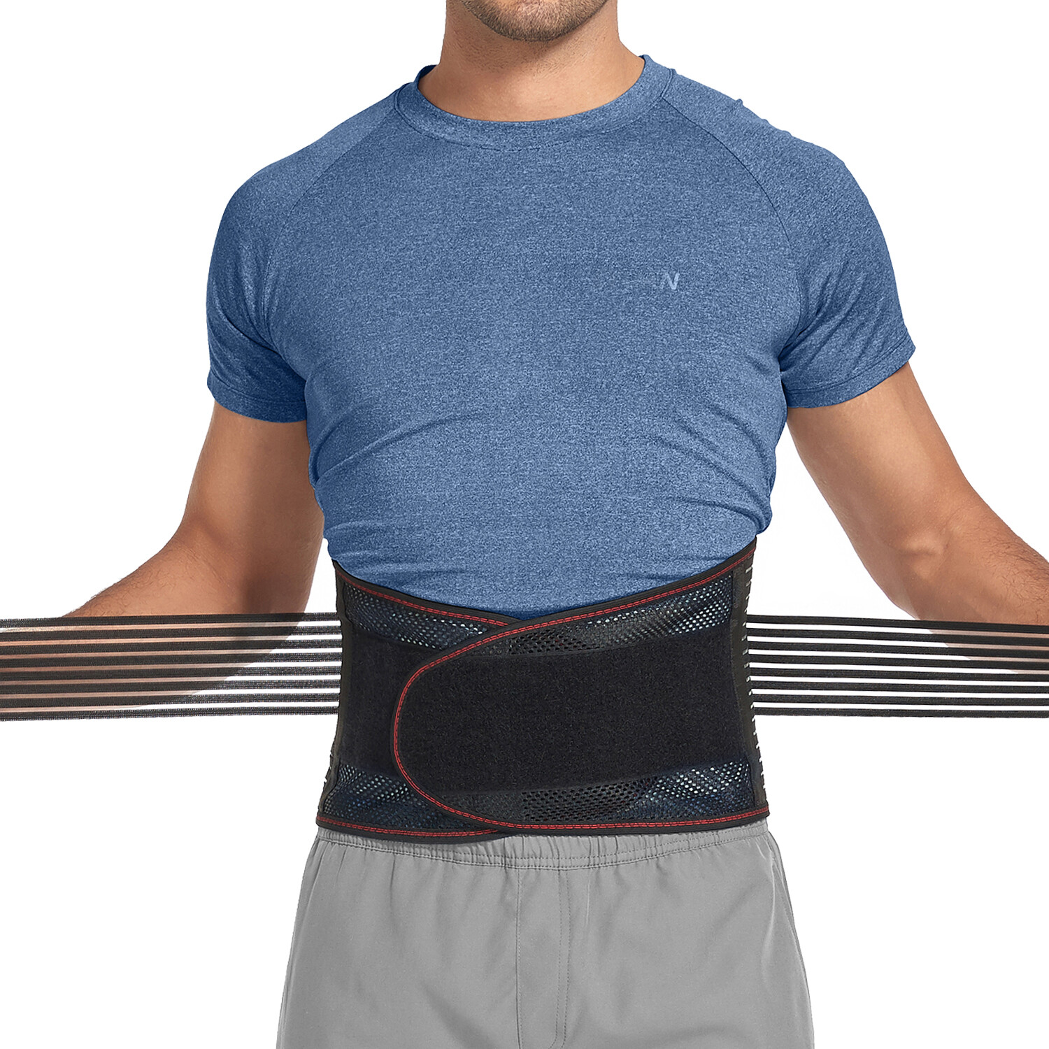 Men & Women Lower Back Support Waist Brace Lumbar Belt Corset Back Protector US
